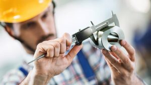 Industrial roller precision measuring